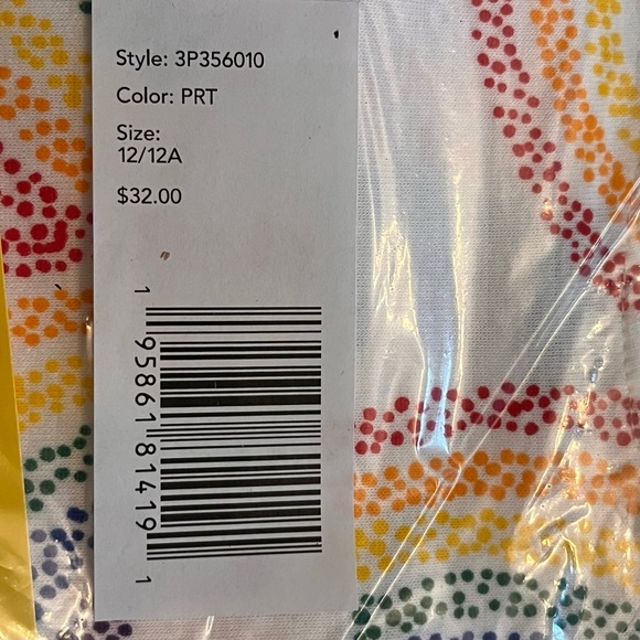 NEW Carter’s Kids Fitted 2 Piece Rainbow Pajama Set - Picture 4 of 5